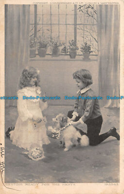 R131659 Getting Ready for the Party. Hildesheimer. Nr 5343. 1907