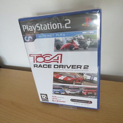 PS2 TOCA Race Driver 2, UK Pal, Neu & Sony Factory Sealed