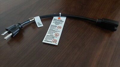 StarTech.com 1ft (0.3m) Short Black Extension Cord-Outlet Extension Power Cable