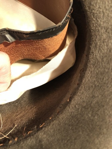 P & C Habig Vintage Fedora Hat Soft Austria John Helmer Wien Ventilo Size 55 - Picture 12 of 13