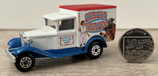 Streichholzschachtel, Modell A Ford, Circus Barum, Druckguss Modellvan
