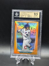 2014 Bowman Chrome Draft Albert Almora Orange Refractor #D 6/25 BGS 9.5 GEM MINT
