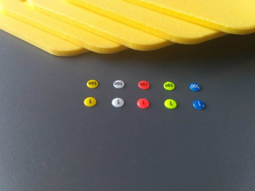 Markings Tag 500 pcs for Queen Bees 5 Colors* Numbers 1 -100 (+Glue+Tool) - 第 6/6 張圖片