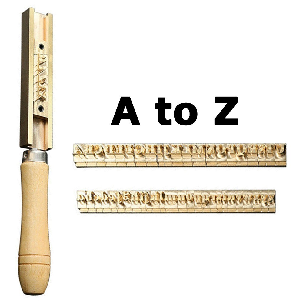 A-Z Mold Alphabet Letter Symbol Logo for Hot Foil Stamping Embossing Machine