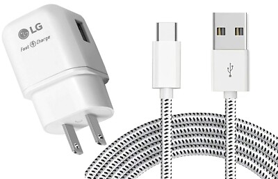 For Samsung Galaxy S24/Ultra/Plus - 6ft USB-C Cable 18W Fast Home Charger Power