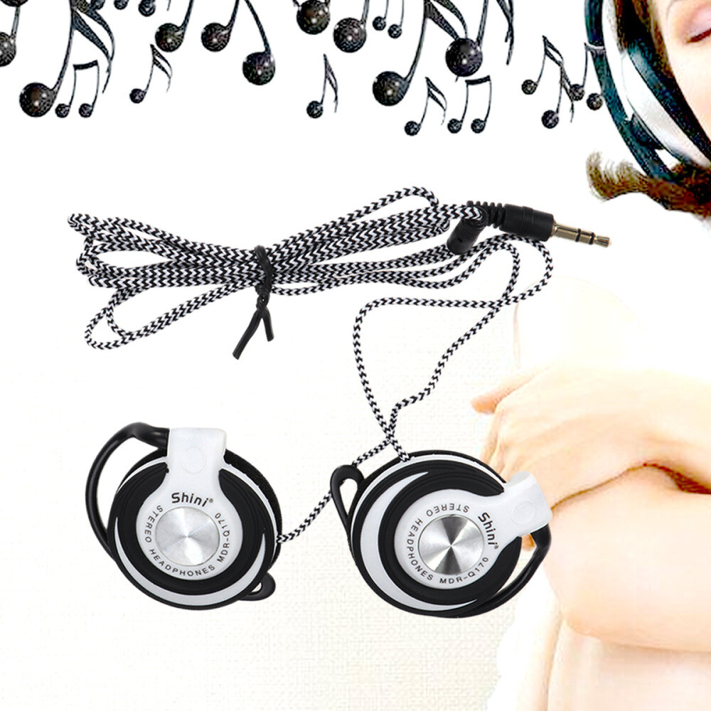 DVD Headphones Mp Player Headphones Clip on Ear Headphones Wired Earbuds-image