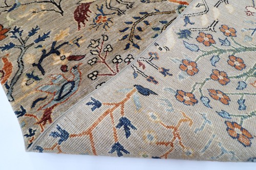 5 x 7 ft Birds Animal Gray Area Rug Afghan Hand Knotted Veg dye Wool OrientalRug - Picture 8 of 10