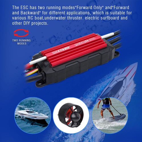 ROCKET-RC POWERFUL 32-Bit Brushless ESC 70A/90A/105A/130A Waterproof for RC Boat - Picture 22 of 30