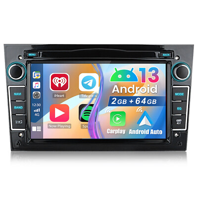 64GB Android 13 Autoradio GPS Für Opel Astra Antara Vectra Corsa Zafira Meriva
