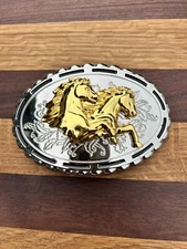 Western Cowboy Cowgirl Horse Belt Buckle