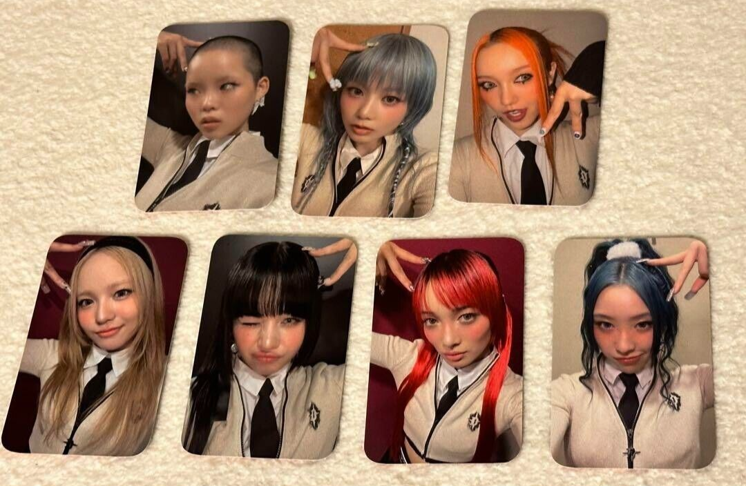 XG トレカ　まとめ売り　FC ガチャ　WOKE UP ラキドロ　FLNK XG Photocard WOKE UP FLNK Ver.A 7-piece set Limited Official