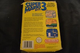 Videogame NES Nintendo Boxed Super Mario Bros. 3 1991 No Instructions