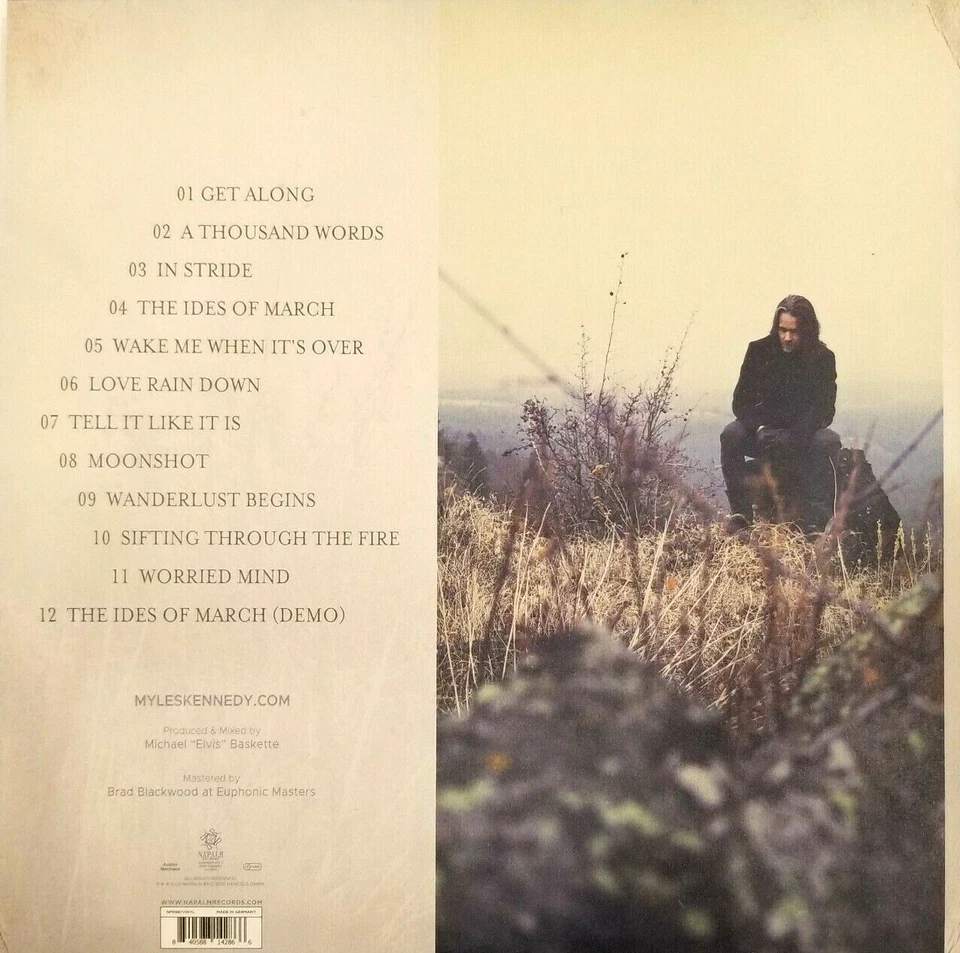 Brand New Myles Kennedy The Ides of March Gold Vinyl Etching Alter Bridge of 200 - Image 3 of 4