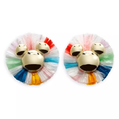 2021 Disney Parks Baublebar Mickey Mouse Metallic Balloon Dangle Earrings - Picture 3 of 3