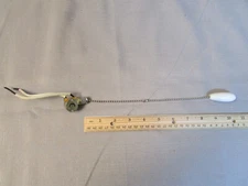 Zing Ear 2-Wire Pull Switch for Ceiling Fan 8-inch Chain Wooden Handle