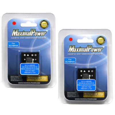 2 Batterie EN-EL10 Compatibili Nikon Coolpix | Alta Capacità, Senza Effetto Memoria, Per S230, S500, S510, S520, S570, S600 E Altri