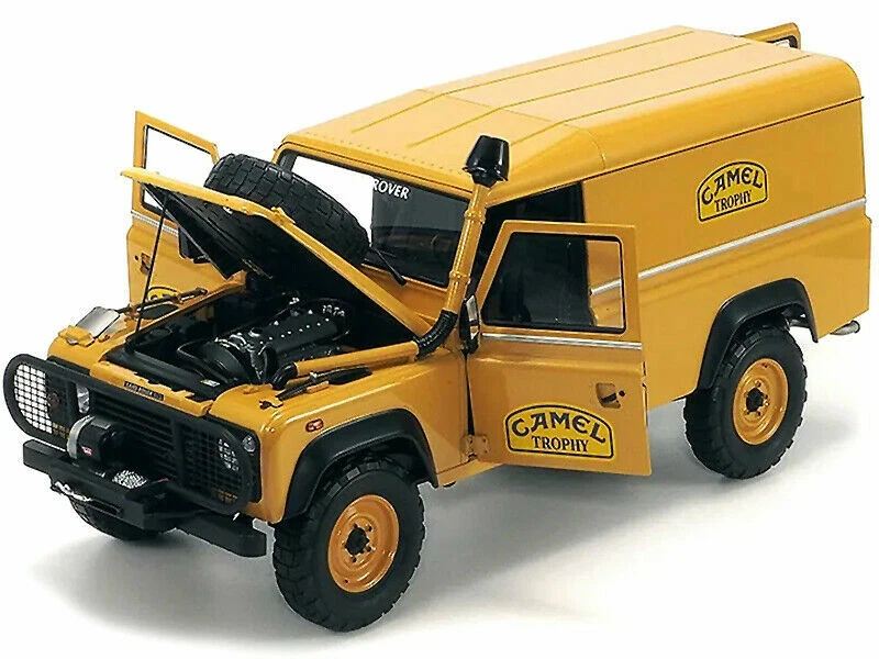 MODELLINO AUTO 1:18 ALMOST REAL LAND ROVER 110 CAMEL TROPHY BORNEO 1985 DIE CAST - Immagine 3 di 4
