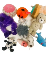 Baby Soft Toy Lot of 10 Pumpkin American Girl Yoda Teddy Fish Monkey Cow Dog etc