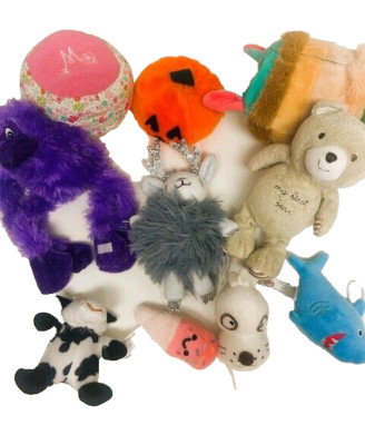 Baby Soft Toy Lot of 10 Pumpkin American Girl Yoda Teddy Fish Monkey Cow Dog etc