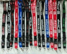 🔥NEW🔥 Car Logo Lanyard Keychain ID Holder Neck Strap Lanyards USA Seller
