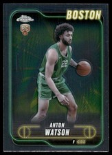 2024-25 Topps Chrome - Purple Refractor #107 Anton Watson
