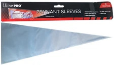5 Ultra Pro Soft Pennant Storage Sleeves Protector Sports 12x30 Baseball Poly