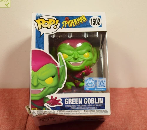 Funko POP! Marvel: Spider-Man TV Green Goblin Figure #1502 (Pack Wear)