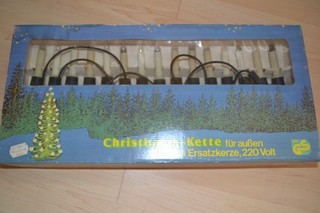 Christbaum Kette für außen