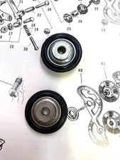 NOS Schwinn Huret rear derailleur Sting-ray Krate Idler JOCKEY WHEELS Smooth