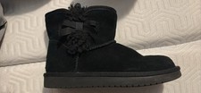 Black Kookaburra Ugg Boots Girls Size 3, Barely Worn And Very Cozy