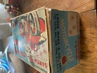 1930s Blue  Version Marx Police Squad  Siren W/up Motorcycle Original Box