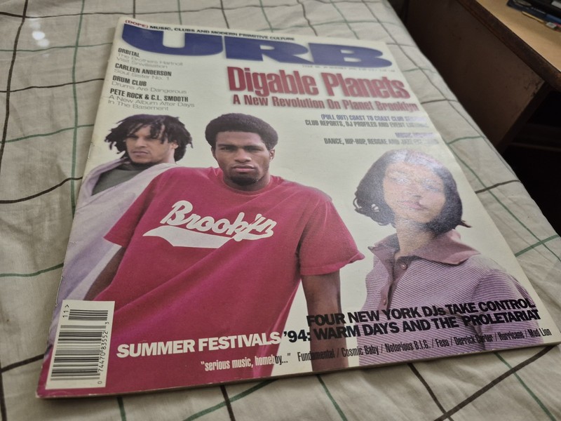 URB magazine (1994) Digable Planets cover w/ Notorious BIG Carleen Anderson 