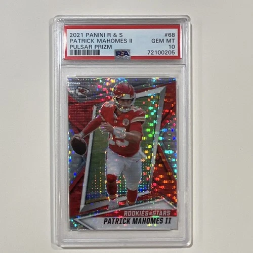 2021 Panini Rookies & Stars Patrick Mahomes II Pulsar Prizm #68 PSA 10