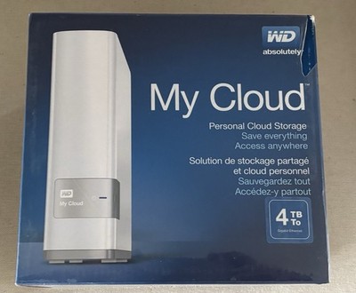 WD Absolutely My Cloud 4TB To Gigabit Ethernet Personal Cloud Storage Device