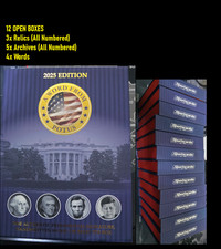 2025 A Word From POTUS 12 Cards Lot in open boxes