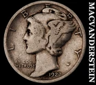 1927-S Silver Mercury Dime - Scarce  Better Date  No Reserve  #K3225