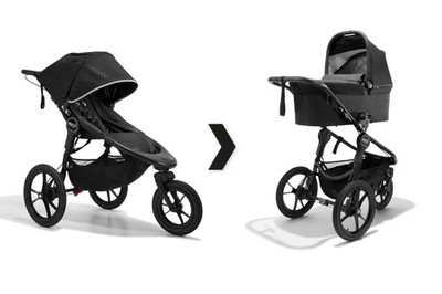 5907414801412 BABY JOGGER Summit X3 2w1 Midnight Black   wózek do joggingu oraz 