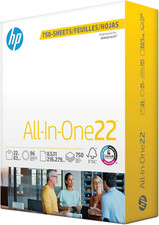 HP 8.5x11 All-in-One Paper, 22lb, 750 Sheets, 96 Bright, FSC Certified