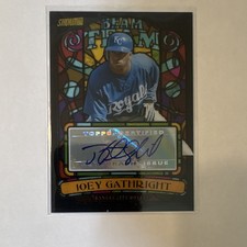 Topps 2008 Stadium Club Beam Team Joey Gathright Auto #BTA-JGA Royals