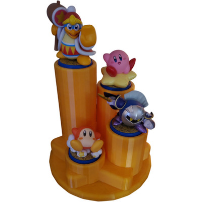Nintendo Amiibo Kirby Series 4-Figure Tiered Display Stand Holder