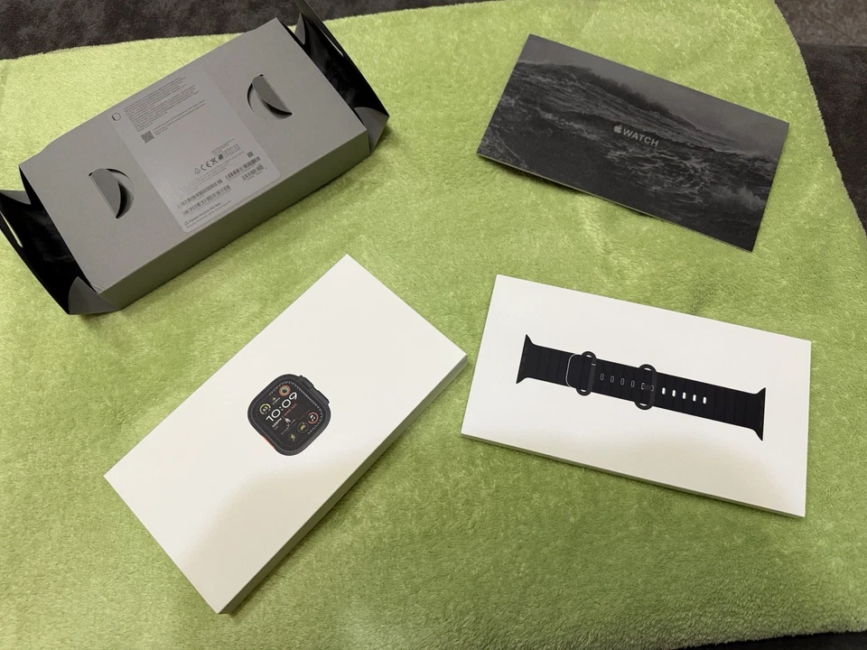 NEU Apple Watch Ultra 2 Titan schwarz – 49 mm inkl. Ocean Band schwarz – NEU - Bild 3 von 4