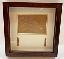 Pearhead Pet Collar Photo Keepsake Frame - Espresso Wood - Memorial Gift