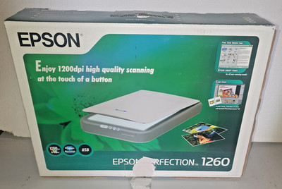 EPSON PRECTION 1260 Flachbettscanner A4 USB Windows&Macintosh 1200DPI & 48 BIT
