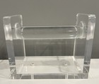 Rare & Vintage 1960s Akko Acrylic Clear Toilet Tissue Holder Made In America