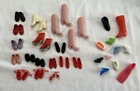 Vintage Barbie, Skipper & Kelly Shoes - Lot Of 17 Pair. Complete Sets + Extras