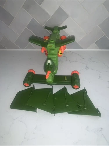 Vintage 1988 Teenage Mutant Ninja Turtle Blimp Base 6 Bombs And Rear Tail Fins