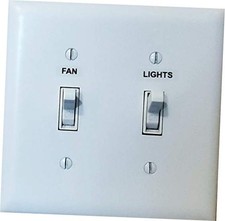 Light Switch Labels - Transparent Switch Identifier System for Organizing Your