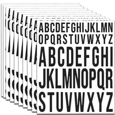 10 Sheet Self Adhesive Letter stickers, 2 Inch 1 Inch Vinyl stick on Letters ...