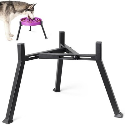 Adjustable Elevated Dog Bowl Stand for Large Dogs - Anti-Slip Feeder