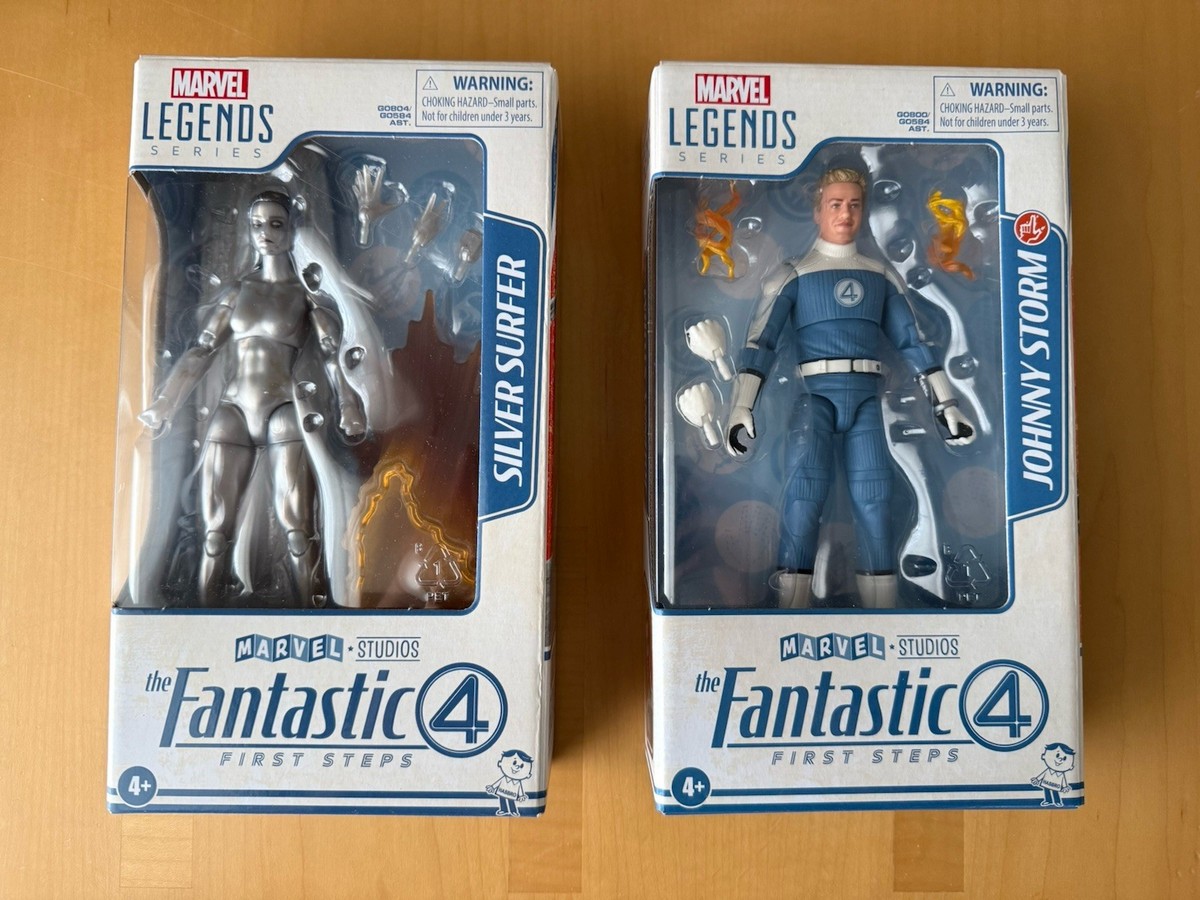 Fantastic Four: First Steps Marvel Legends JOHNNY STORM & SILVER
